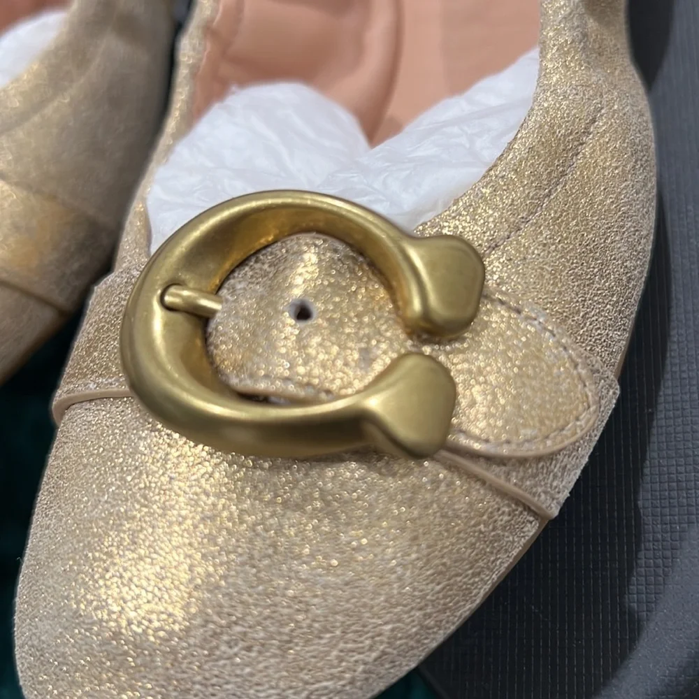 Coach shoes Stanton Blt Gold - Picture 6 of 7